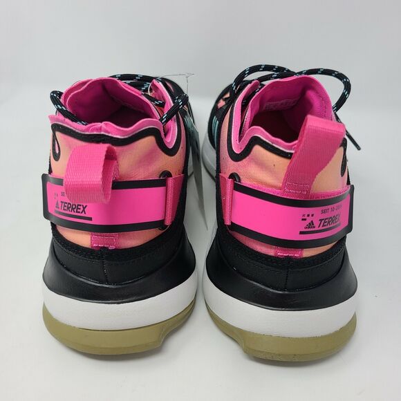 New Adidas Terrex Hikster Low Hiking Shoes Mens Size 8.5 Men Tie Die Sunset Pink main image 4